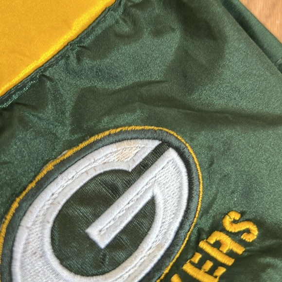 Vintage 90s Green Bay Packers Windbreaker Pullover - Picture 4 of 7